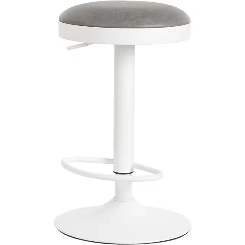 ST-8376 Nordic Style Luxury Design Modern Stainless Steel Legs Bar Dining Chair Swiveling Bar Chairs Stool