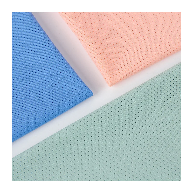 Nylon knit mesh fabric Breathable quick drying high stretch mesh underwear fabric 160g skin friendly sports fabric