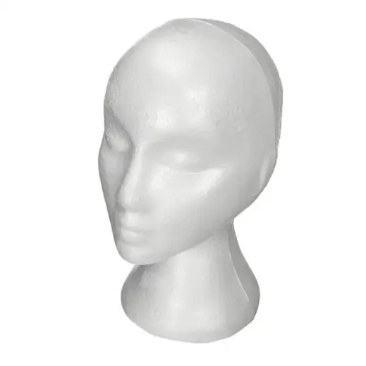 Wholesale Styrofoam Wig Display Mannequin Head