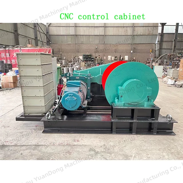 220-480V Winch Electric 1Ton Winch Hydraulic Electric Anchor Cable Pulling Winch Double Drum