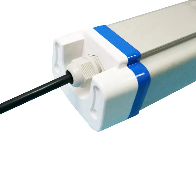 Ip65 Waterproof 230v 600mm 4 ft 18w Office Fixture Linear Daylight Led Shop Batten Strip bar Light Lamp