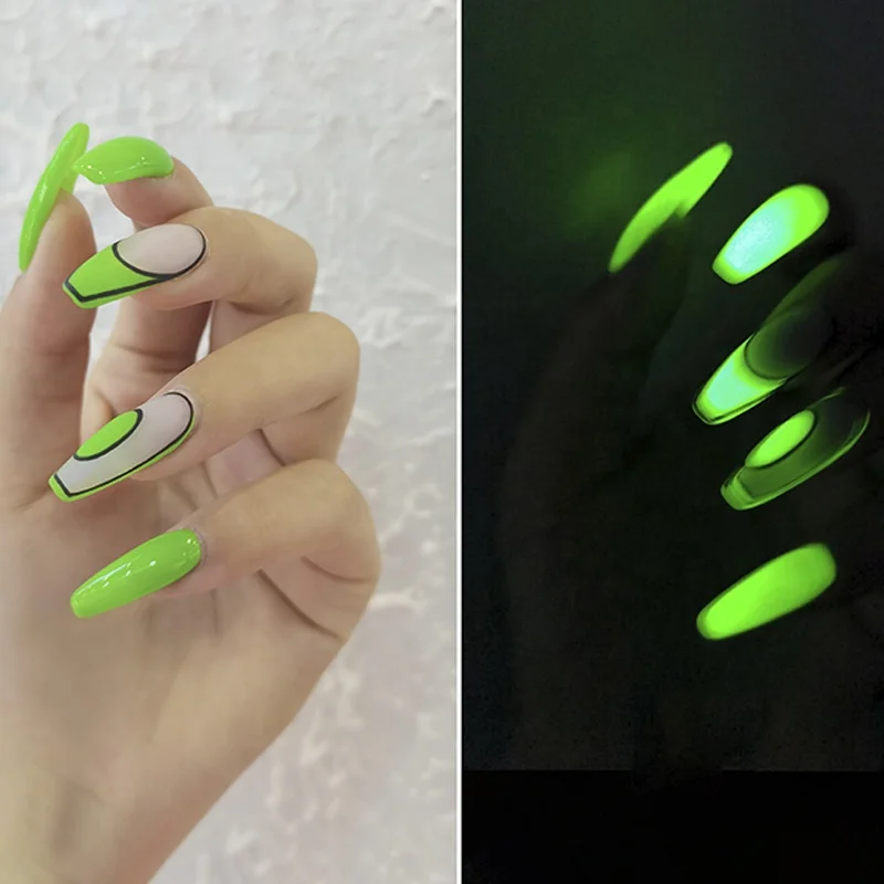 Egg Shell Effect Nail Gel Polish Clear Base Black Spot Luminous UV Gel Nail Polish For Nail Art Beauty