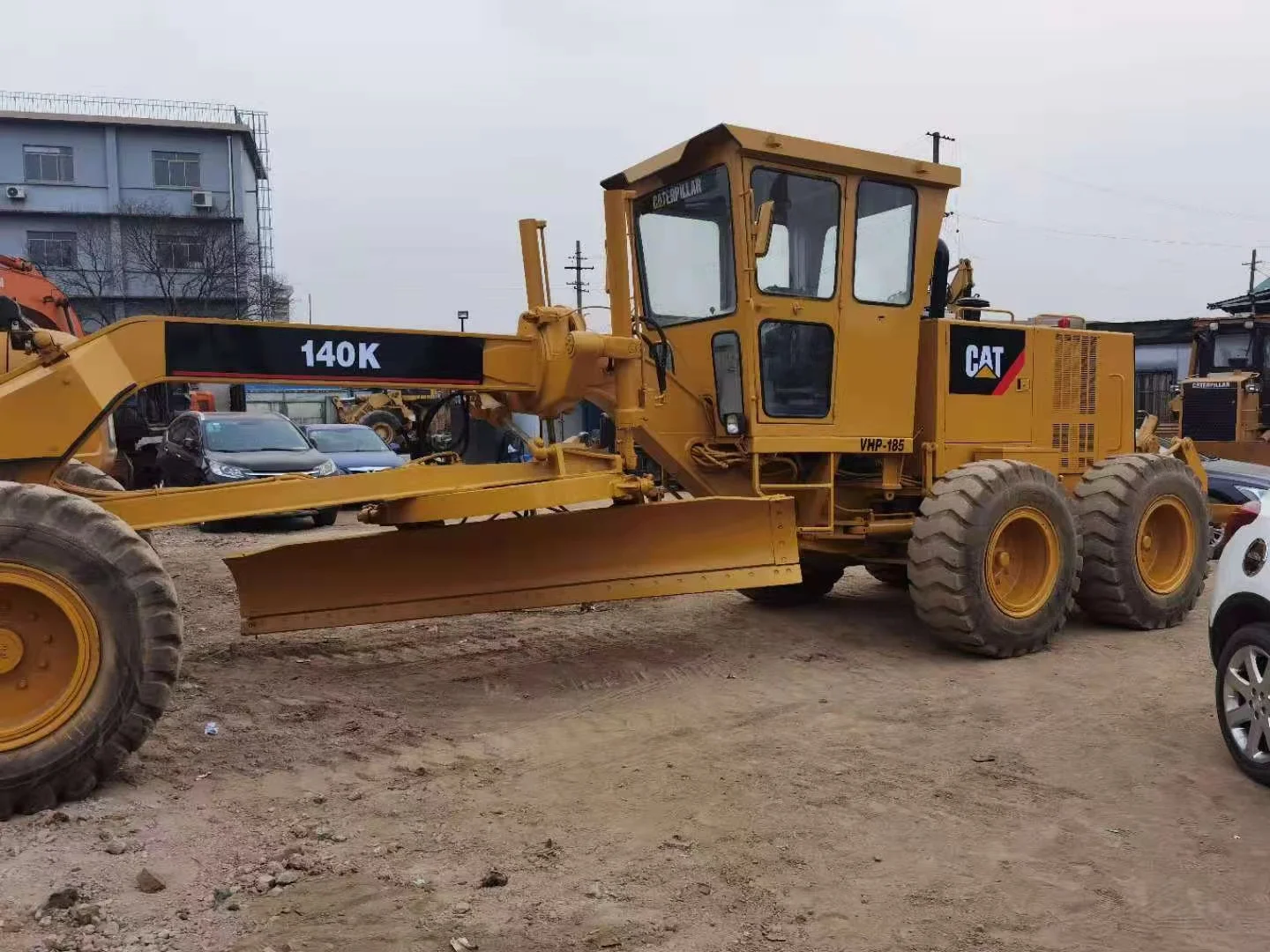 Original Engine Cat 140 Motor Grader Air-Conditioned Cab Low Working Hours Motor Grader for Sale