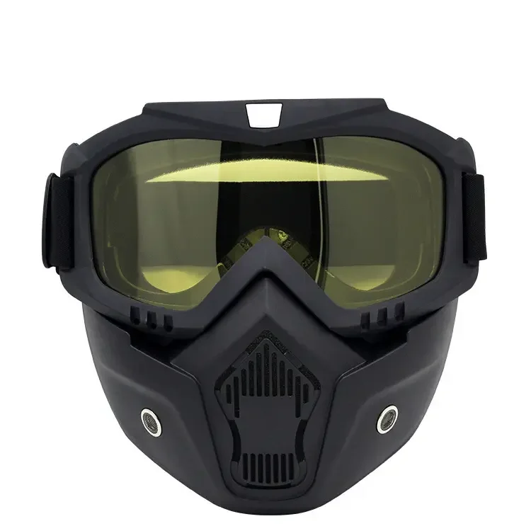 Combat Training Protection Goggles Motorcycle Detachable Skeleton Full Face Mask Tactical Glasses Skull Masks for Helmet