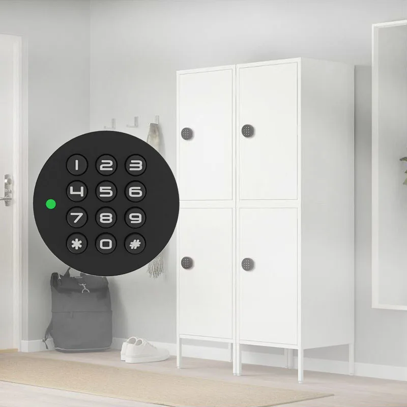 Qidot F029 Smart Digital Password Security Code Combination Lock Panel Number Cabinet Cam Lock Drawer Cabinet Locks