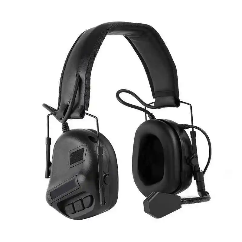 Tactical Headset Wargame Hiking Headphone for tactical Radio Walkie Talkie Without Noise Cancellation Function