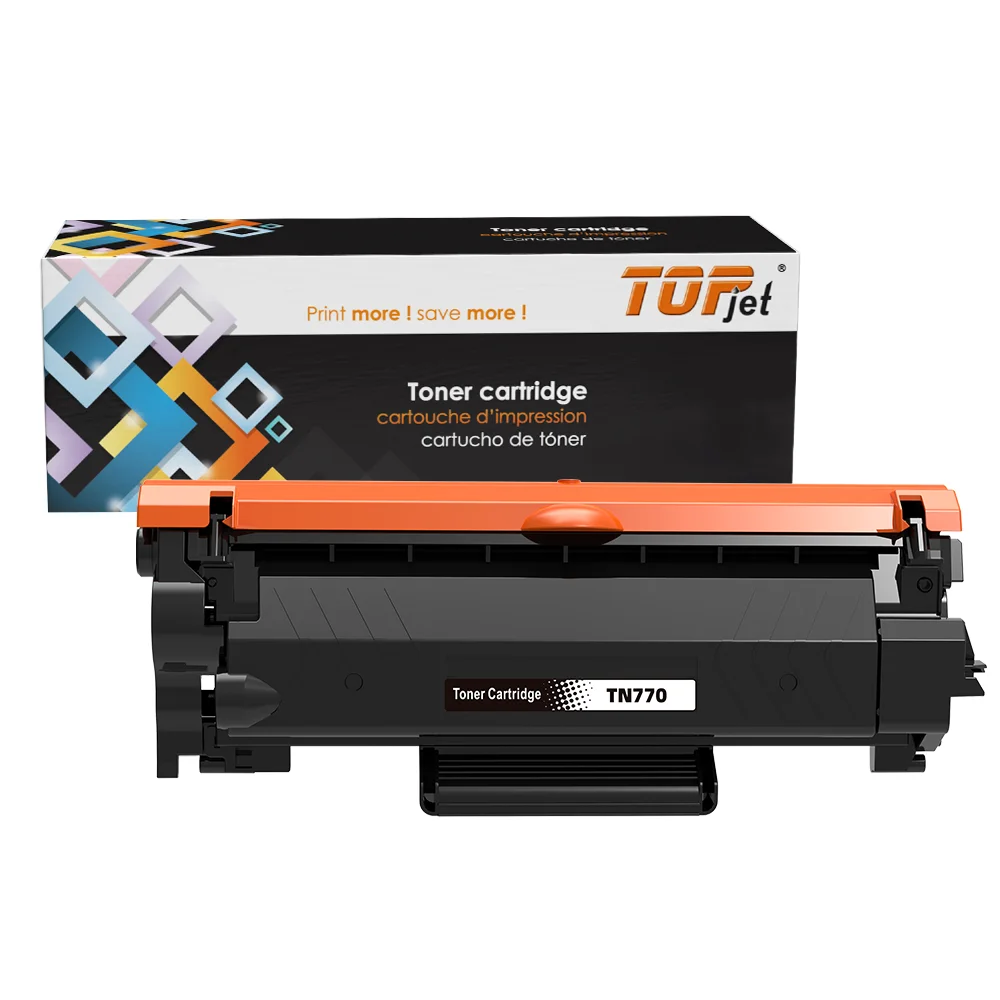 Совместимый с Topjet TN770 картридж BlackToner TN 770 TN-770 для лазерного принтера Brother HL L2370DW L2350DW DCP L2550DW MFC L2750DW