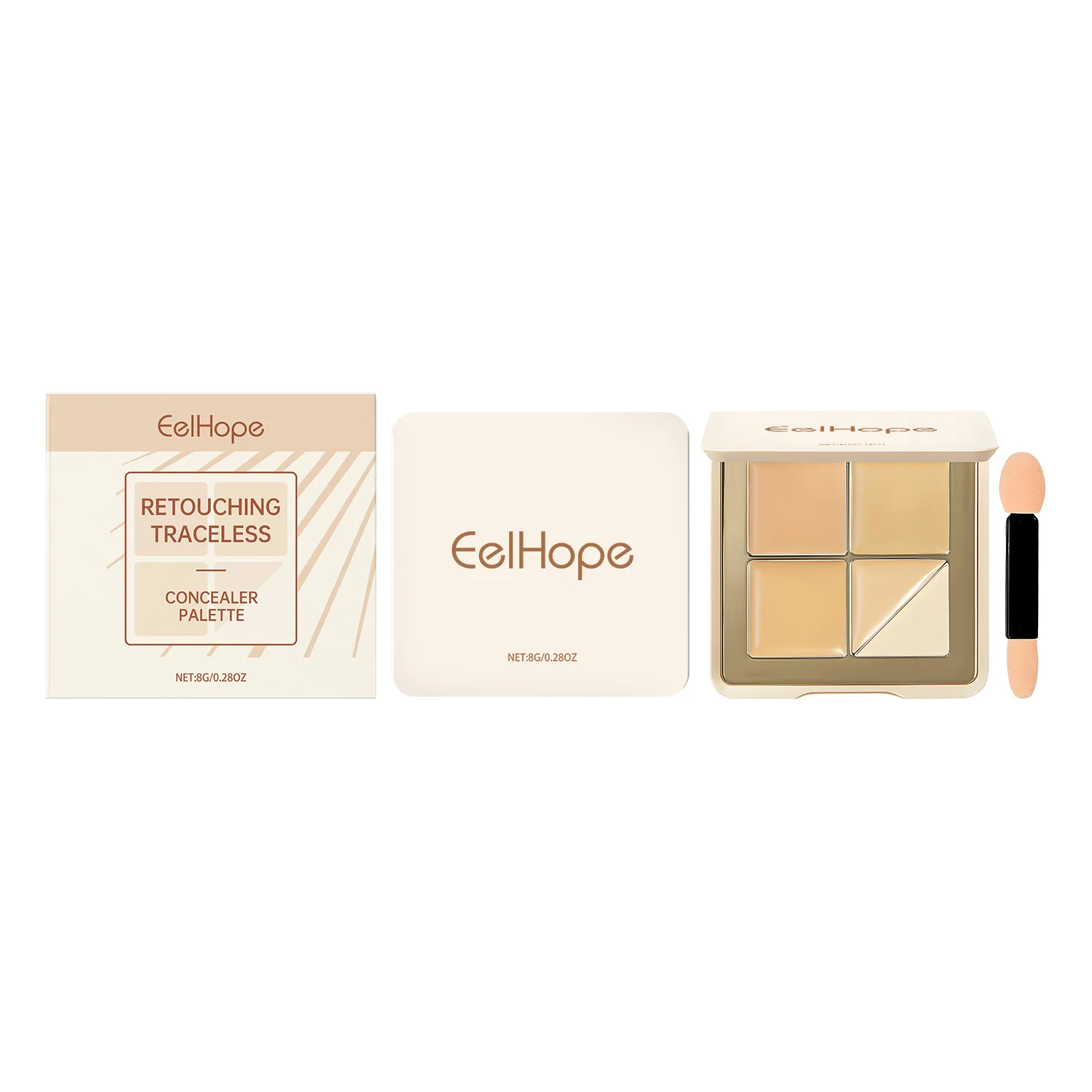EELHOPE wholesale beauty powder is delicate, natural lightweight soft and skin friendly Moisturizing concealer plate
