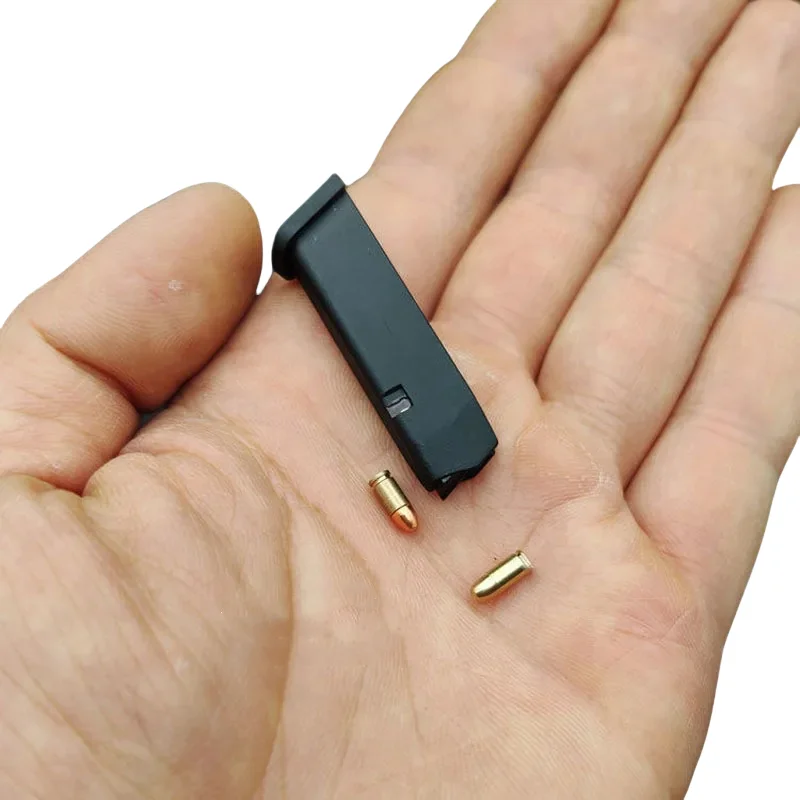 1 шт. Миниатюрная модель 1:3 частей Glock части пули/магазина/обложки/металлическая коробка сплав мини игрушечный пистолет Модель аксессуары