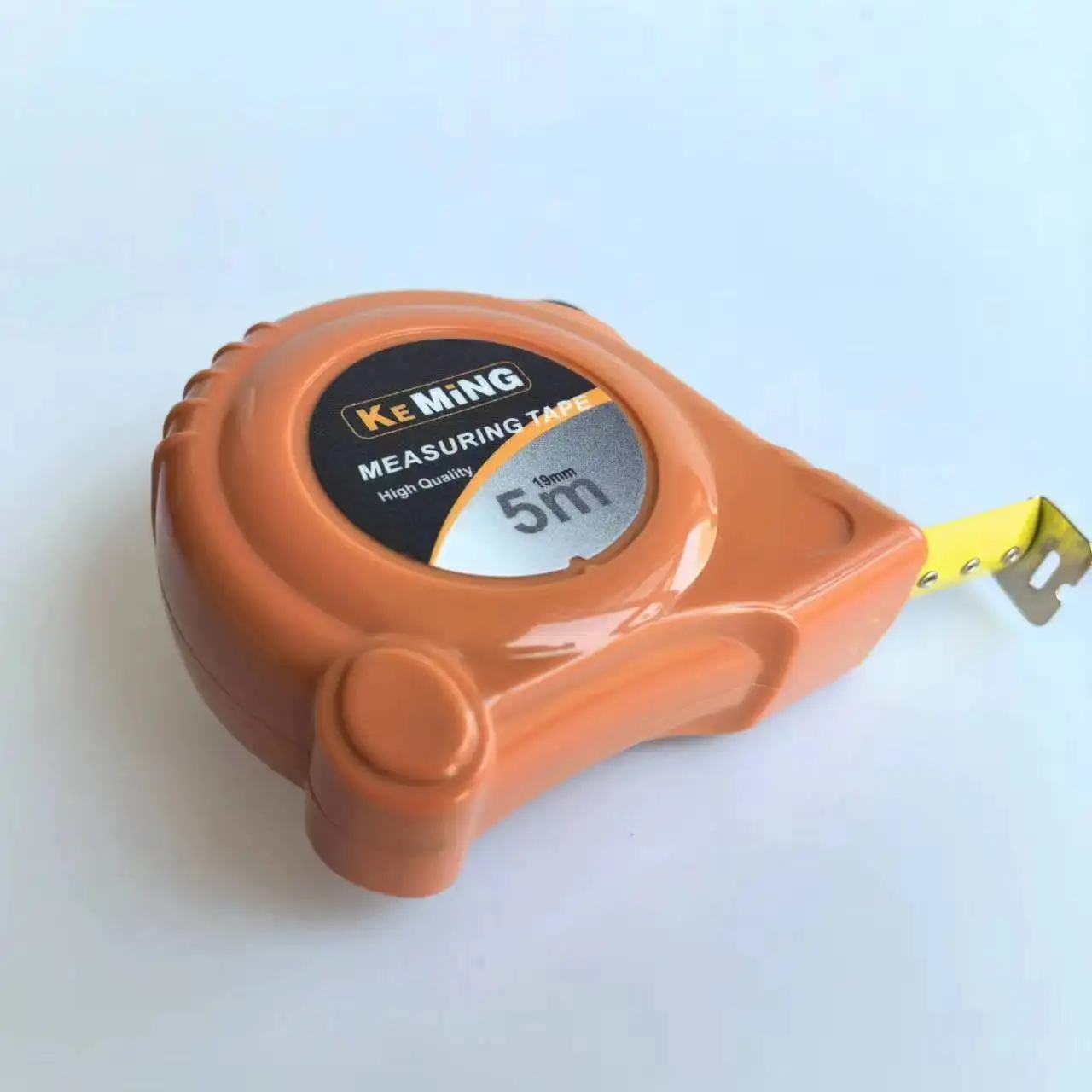 5M 16Ft Measuring Tape Brown ABS Plastic Case Measuring Meter Pocket Tape Metric Inch Style Stainless Steel Tape