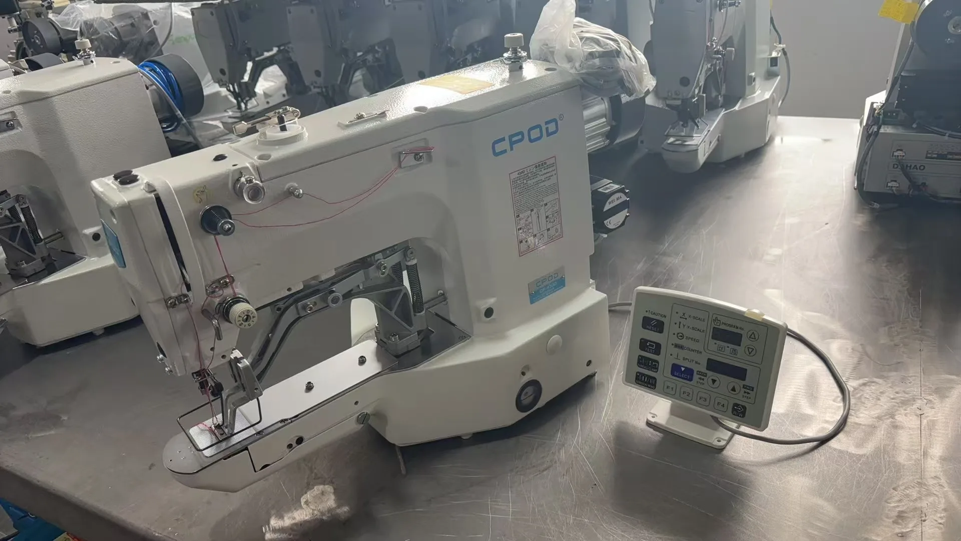 QK-430D High speed 3200rpm Brother system computerized electronic bar-tacking  Sewing Machine