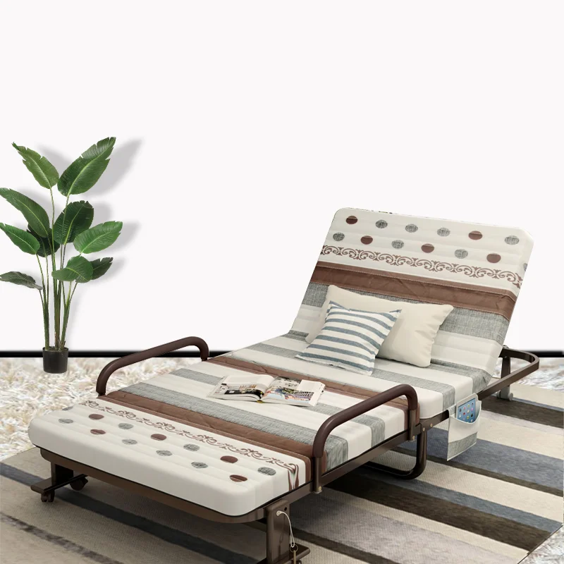 
Best selling foldable italy metal adjustable single double folding the bed 