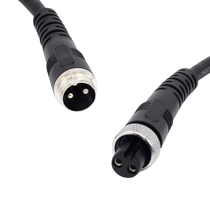 45cm 0.45M Black Electric Fishing Reel Battery Power Extension Cord Power Cables for Daiwa Shimano