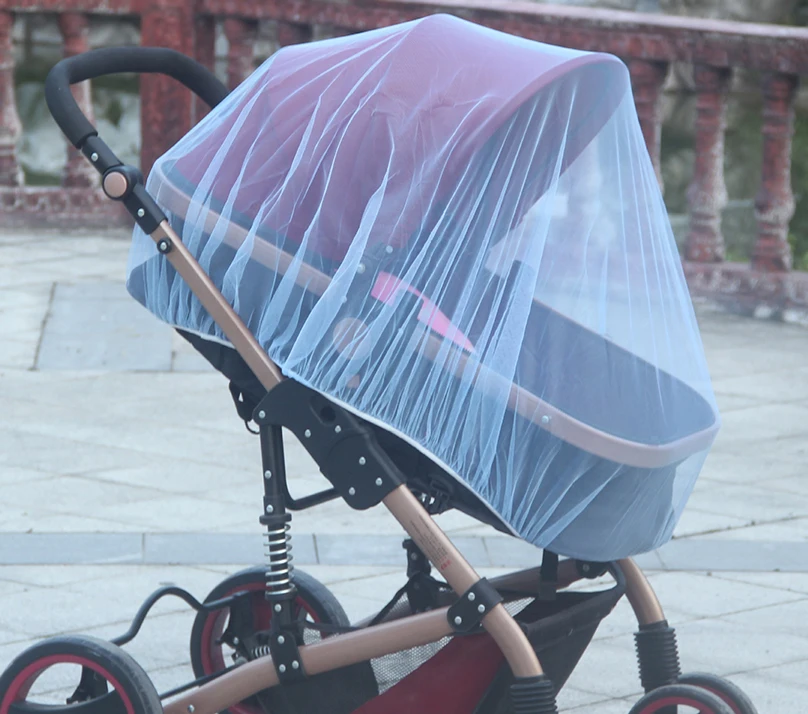 Baby Stroller Pushchair Mosquito Insect Shield Net Safe Infants Protection Mesh Stroller Accessories Mosquito Net 150cm