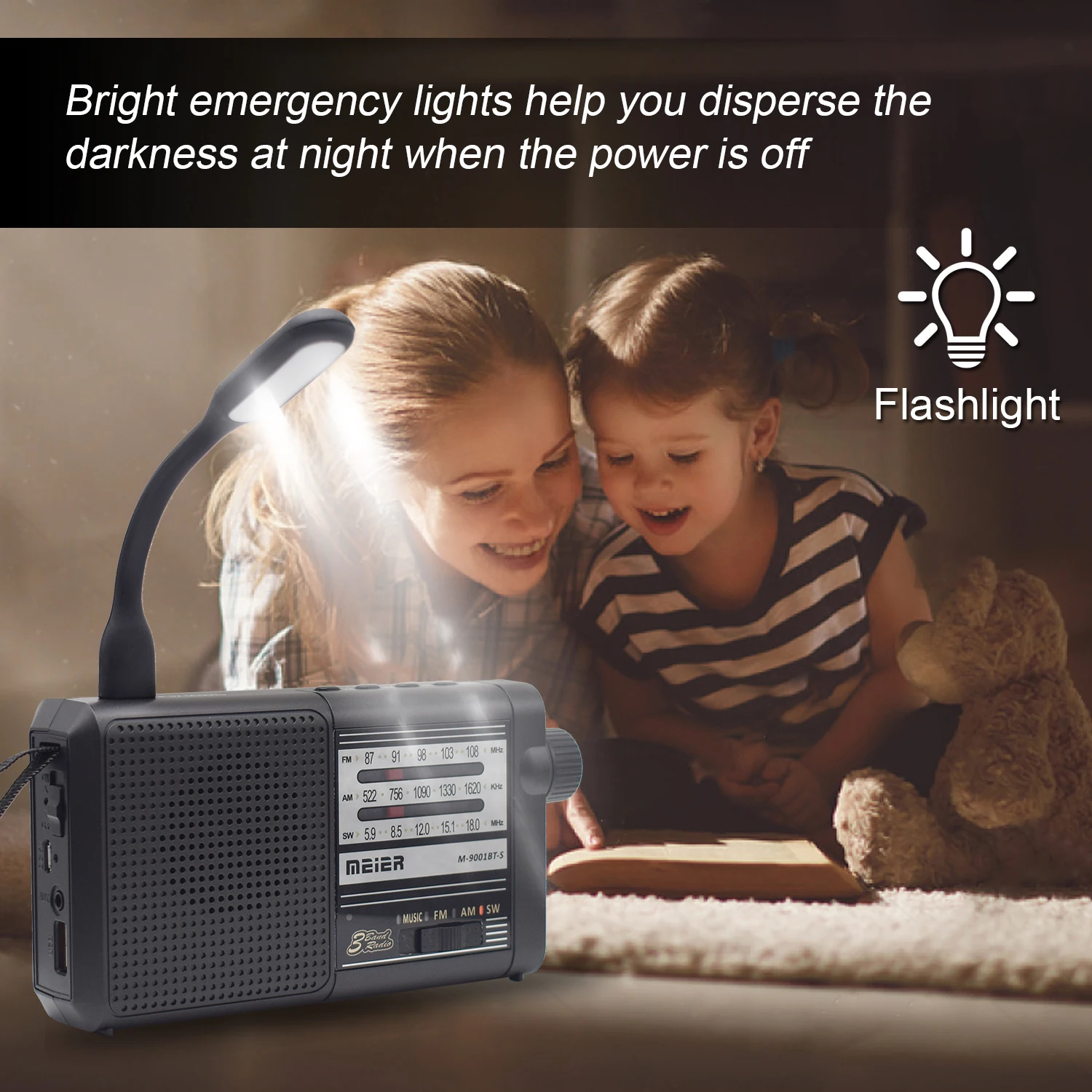 Отличное качество звука USB/ TF MP3 плеер и FM/AM/SW 3 полосы солнечных домашних радио