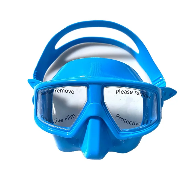 2021 Black Blue Transparent Pearfishing Snorkeling Mask Swimming Diving mask Free Diving Mask