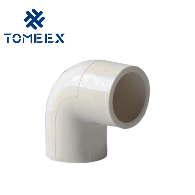 ppr pipe fitting machine and price list with certificate white elbow