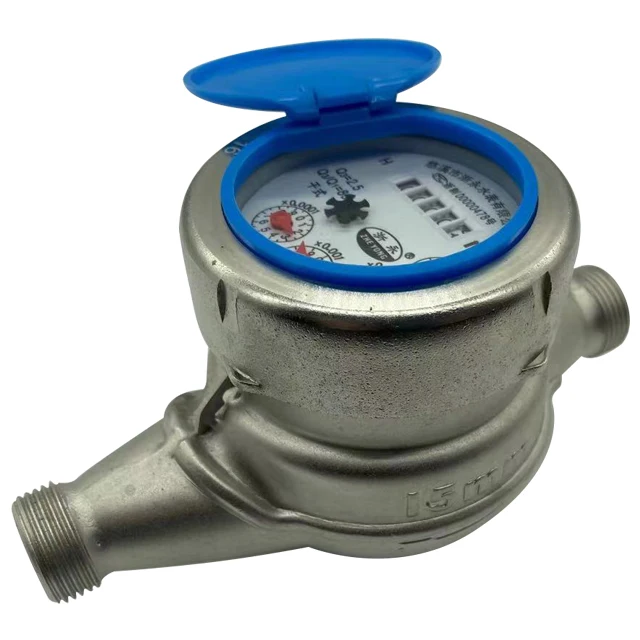 Professional Service Testing Equipments Dn20 Mechanical Stainless Steel Water Meter