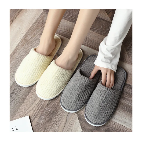 Perfect workmanship nice-looking various types comfortable white disposable hotel slippers for spa