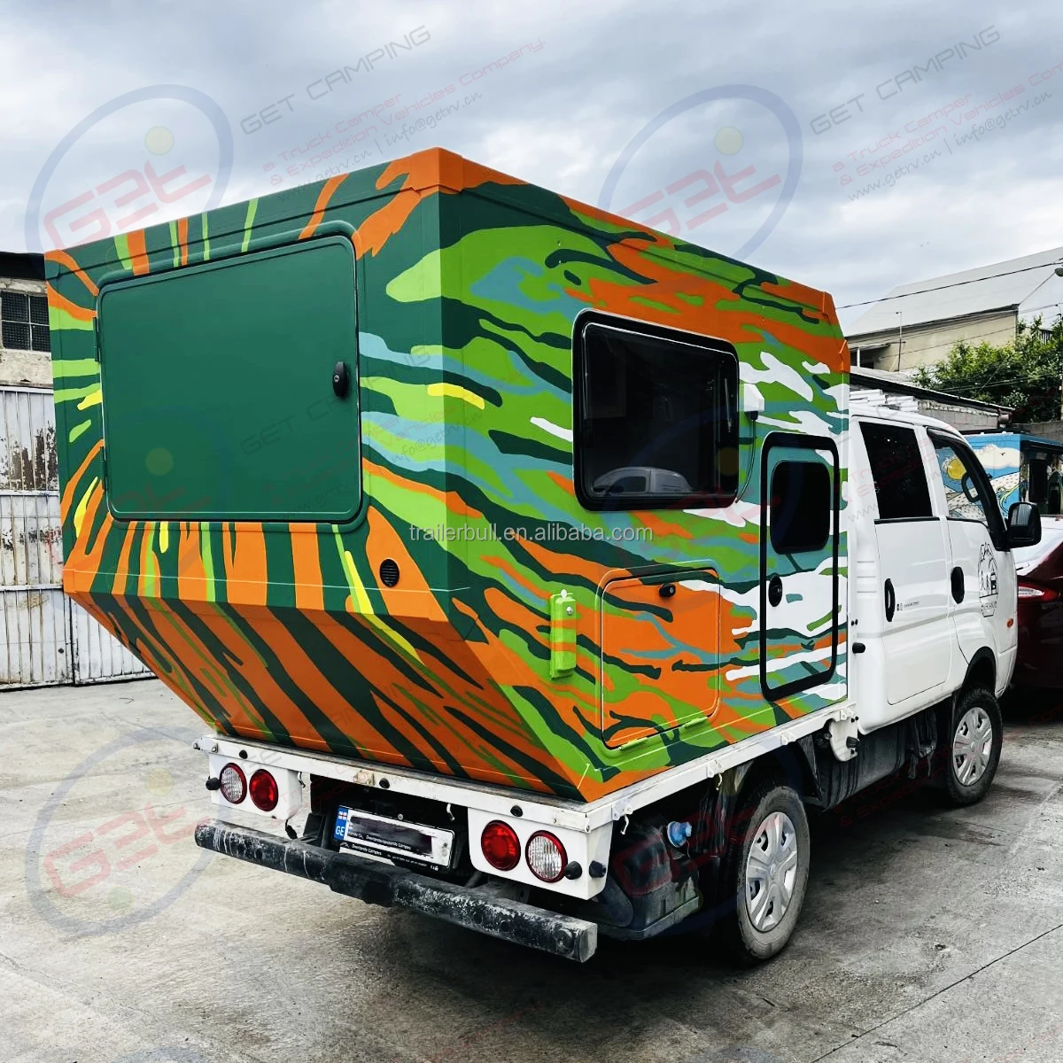 KIA K2700 7 фута грузовик для автодома кемпер коробка самоподдерживающая FRP изоляционная RV прицеп кемпинга и путешествий товары самостоятельного производства