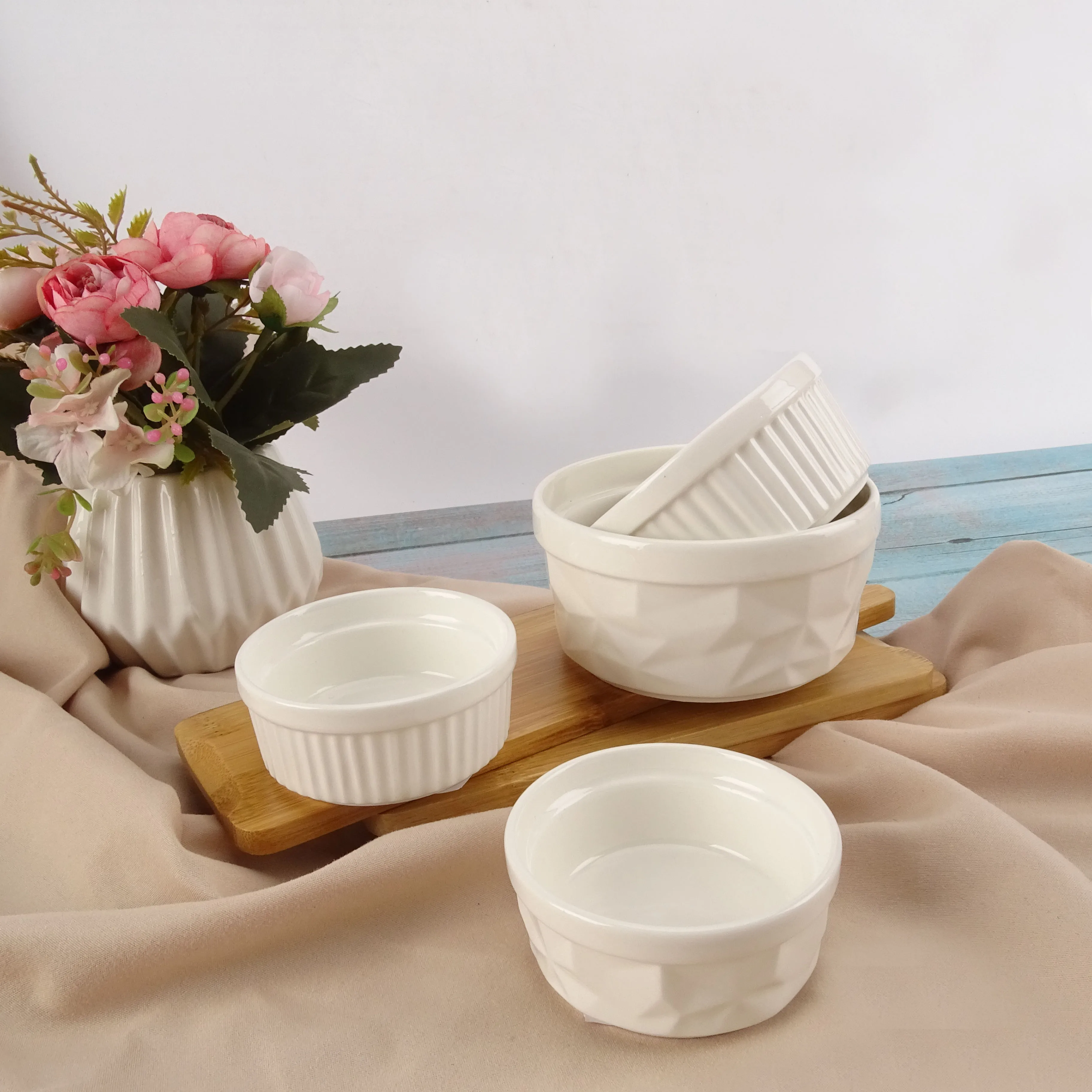 Фарфор Ramekins Alibaba цены Ramekin керамическая жаростойкая