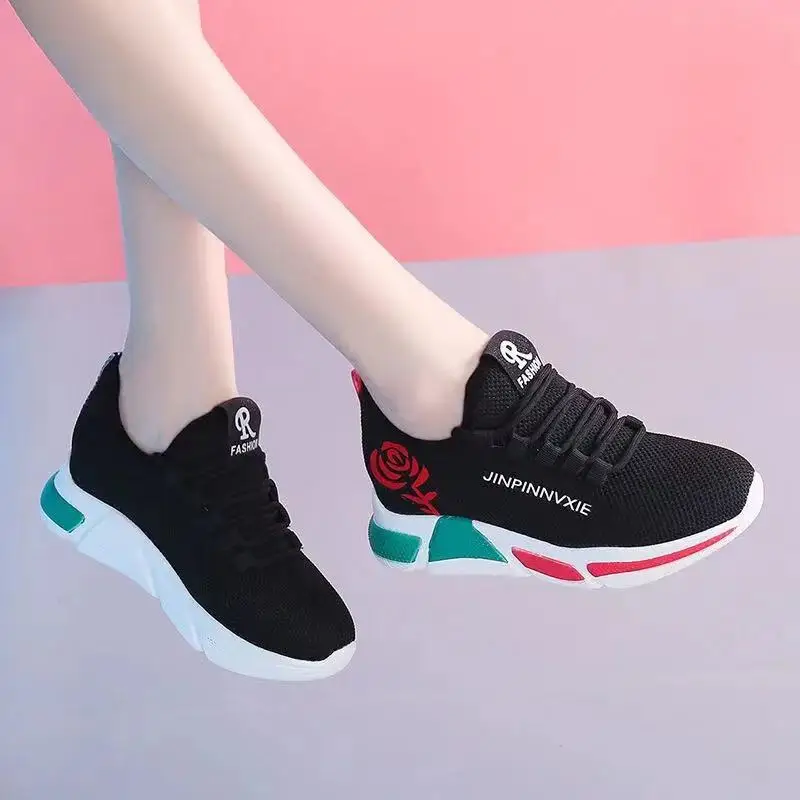 Female Flats Factory Casual Shoes Sport Sneaker Fashion Style Fantastic Women Walking Fitness Shoeszapatillas De Mujer