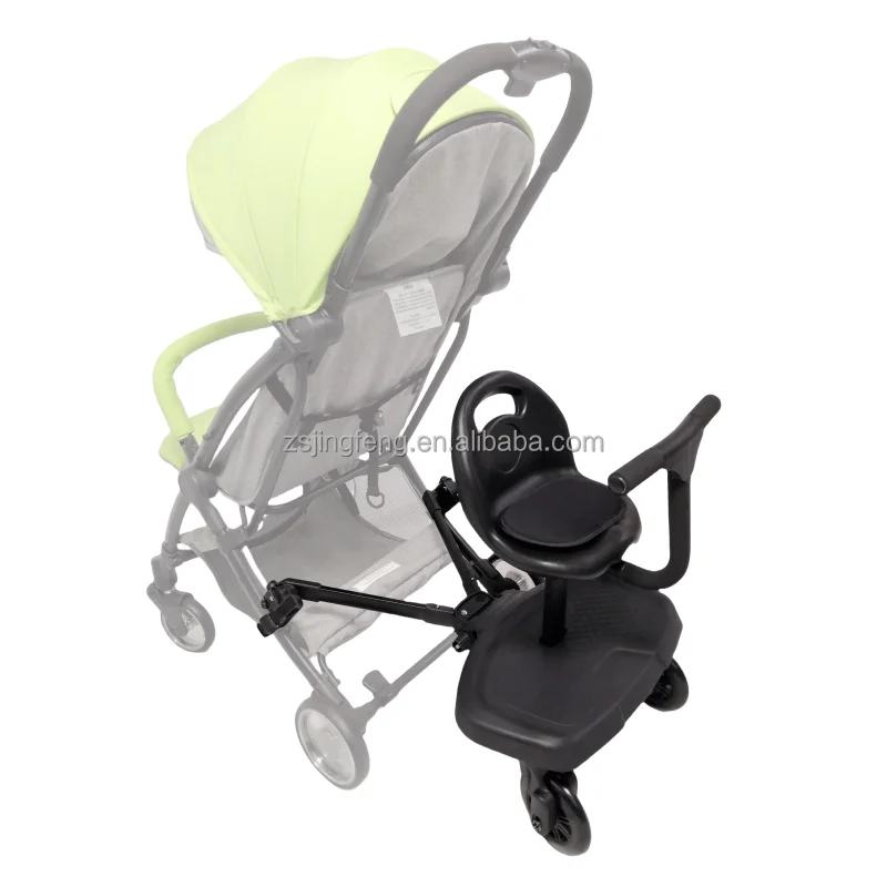 Universal Baby Buggy Board Two Wheels European Baby Stroller Buggy Board Lightweight  Baby Buggy Board With Detachable Seat