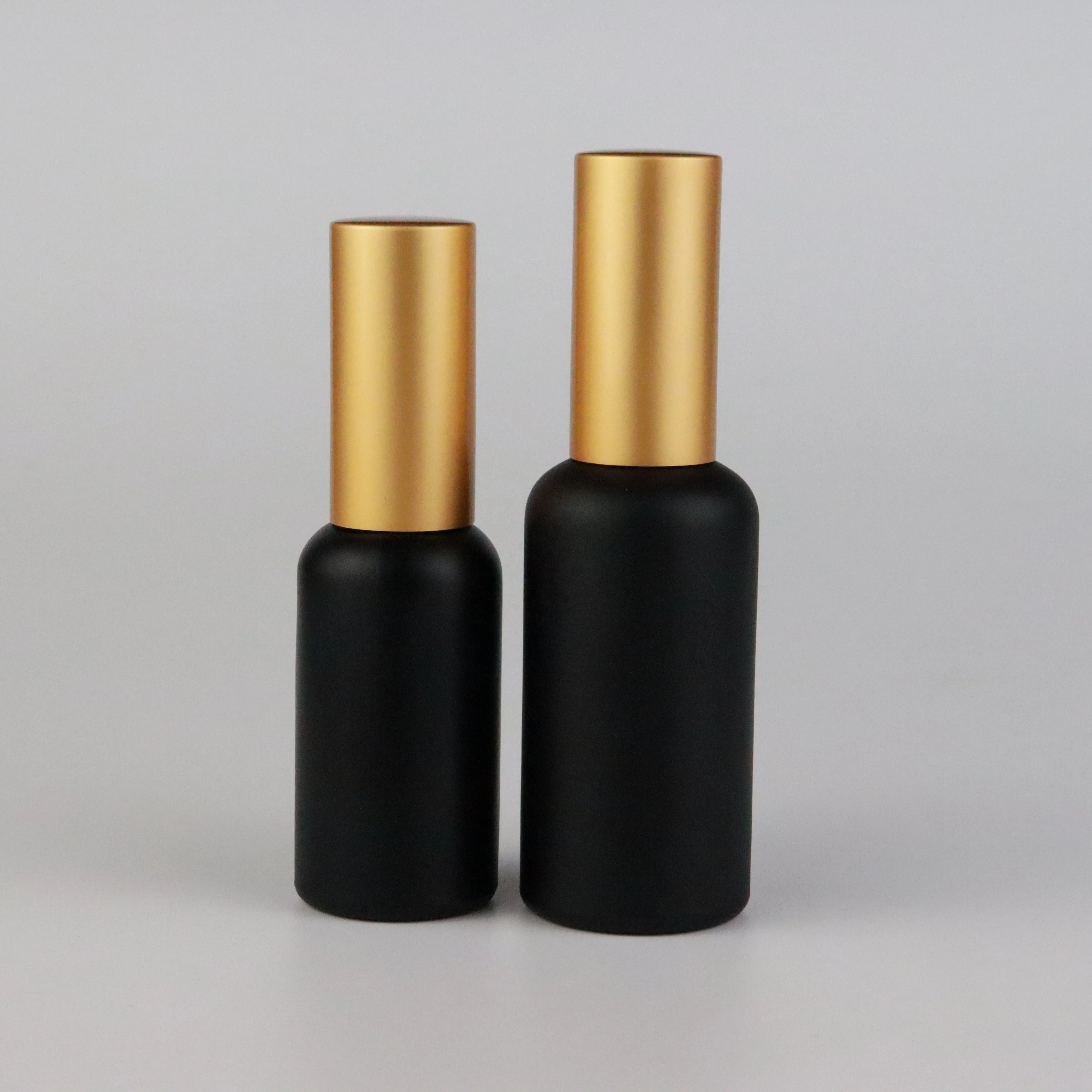 Cosmetic Packaging 5ml 10ml 15ml 30ml 50ml 100ml Empty Perfume Fine Mist Frosted Glass Spray Bottle With Gold Sprayer