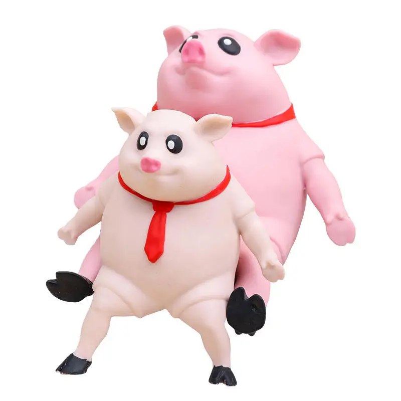 Wholesale Pig Squeeze Squishy Cute Pink Swine Anti-stress Pig Reliever Fidgets Sensory Toy