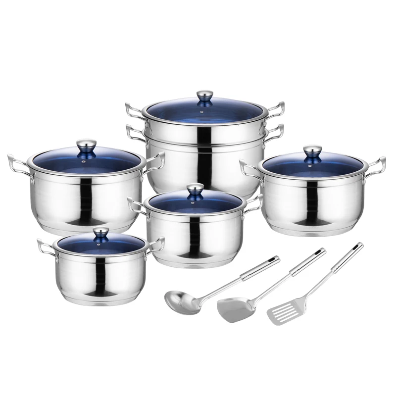 Pots Cookware Nonstick Commercial Steel Stainless Kitchen Industrial Large Sets Mini Electric Multifunctional Cooking Pot Set