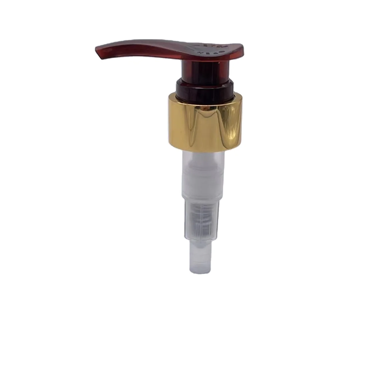 Factory supply 28/410 4cc dosage lotion pump 28mm 4ml aluminum lotion pump Aluminium gold 4cc dosage lotion pump