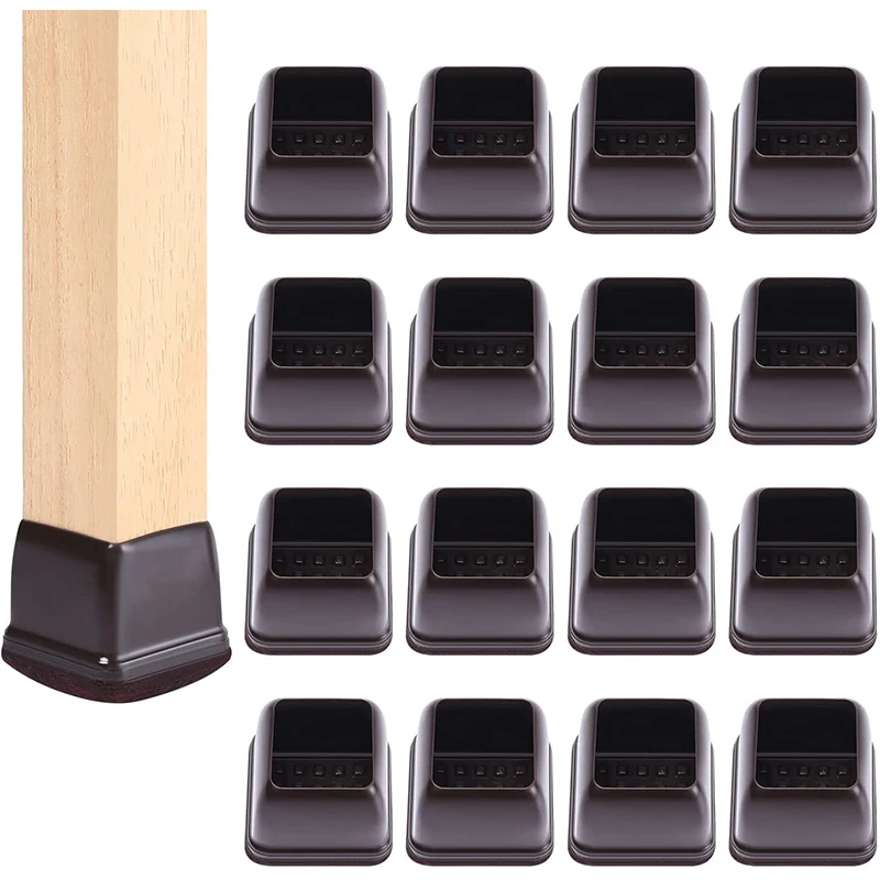 Chair Leg Protectors for Hardwood Floors, Soft Chair Leg Floor Protectors with Felt Pads for Protecting Hard Floors