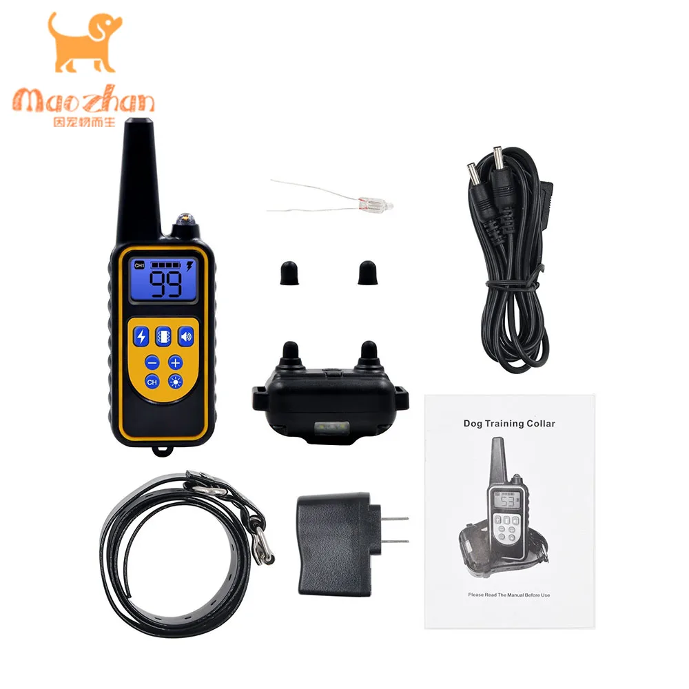 Electronic Remote Pet Dog Training E Collar Shock Collar Dog Training Electric Remote Training Dog Collar