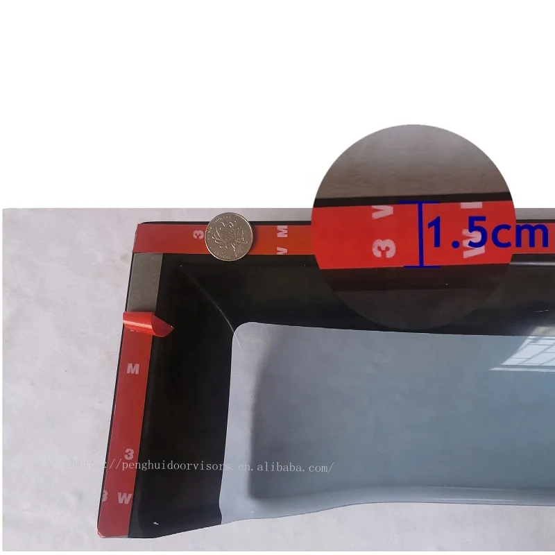 Auto Wider Rain Guards Smoke SUV Rodeo Bighorn Car Sun Window Wind Visors For Isuzu Trooper