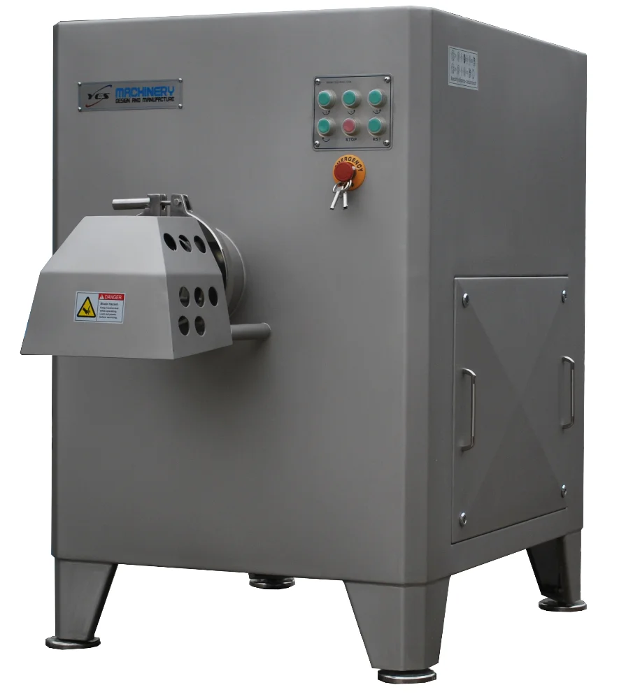 Electric Industrial Meat Grinder Machine 200mm Outlet Diameter Single Speed industrial meat grinder