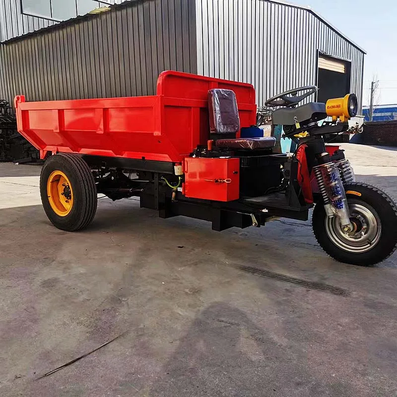 Mine use big wheel tricycle cargo electric tricycle diesel cargo tricycle with 18 hp diesel engine