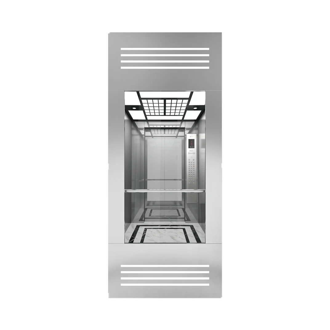 Electric High Glass Panoramic Elevator Lift for 13 Persons