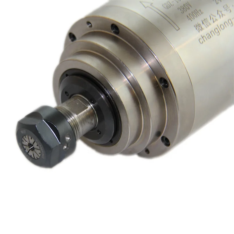 Cnc Router Water Cooled Spindle Er20 Collect 100mm Diameter 4 Bearing 3kw Spindle Cnc