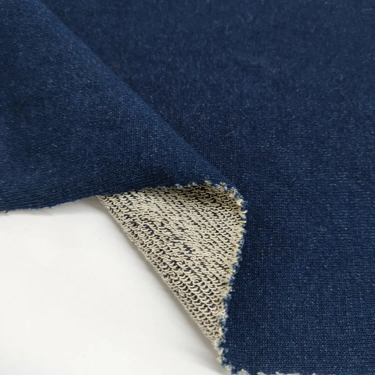 Shaoxing Feimei Factory 80 Cotton 20 Polyester Fabric Terry Cloth CVC Fabric For Denim Jacket