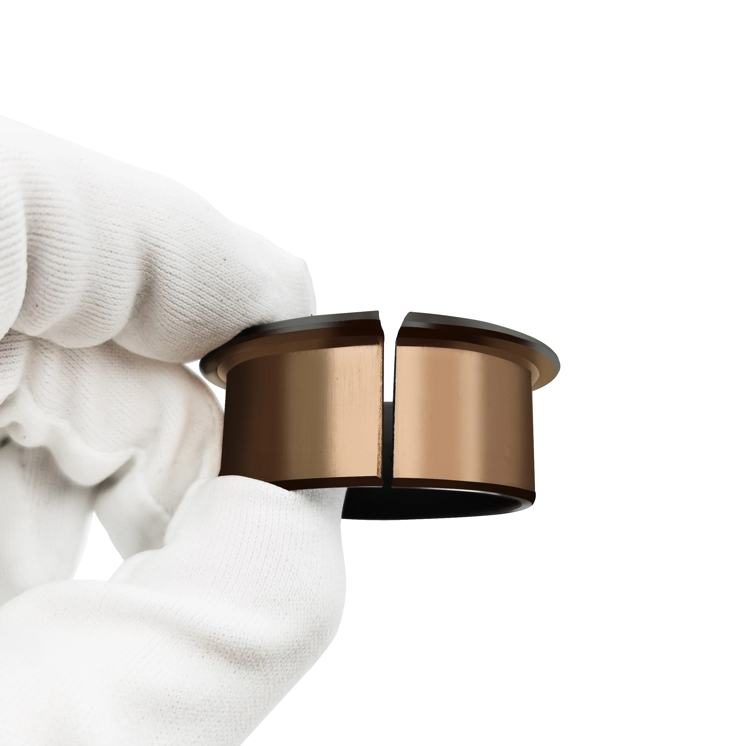 
SANLONG SF-1F PTFE Flanging Self-lubricating MPZF Composite Sleeve Bronze Bearing DU Oil Free Bushing Multi Layer LF bujes buje 