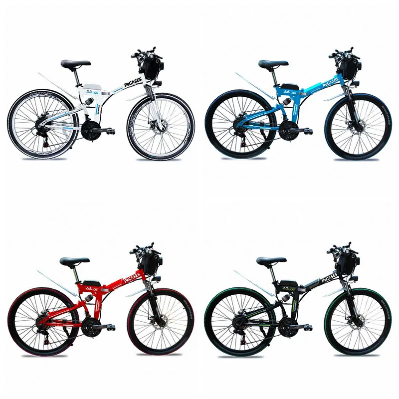  Electric Bike Aluminum Frame 350w 48V electric bicycle / 21 Speed
