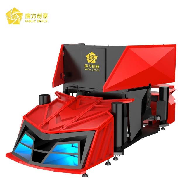 9D vr projector vr motion racing car simulador de autos with most real experience