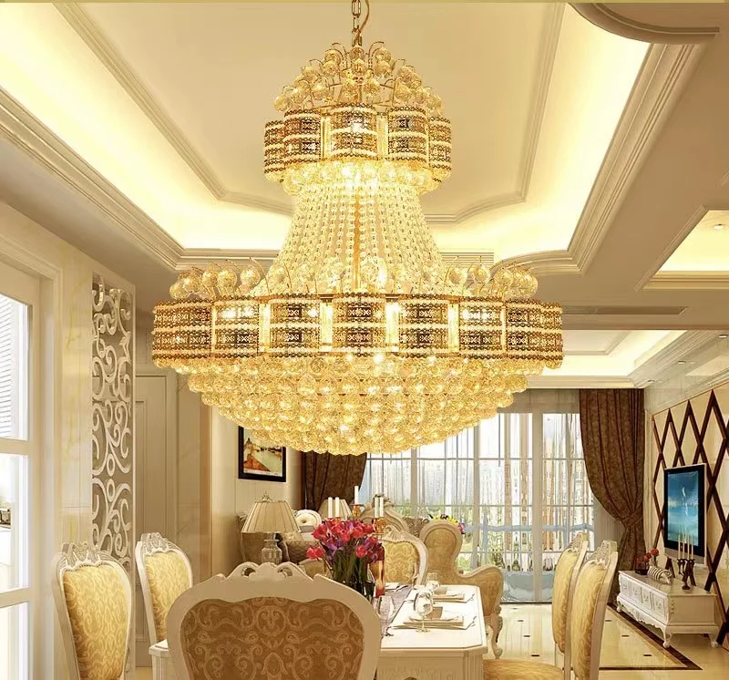 Modern Crystal Ceiling Light Hanging Lamps Fixtures Led Living Room Dinning Room Crystal Ball Lighting