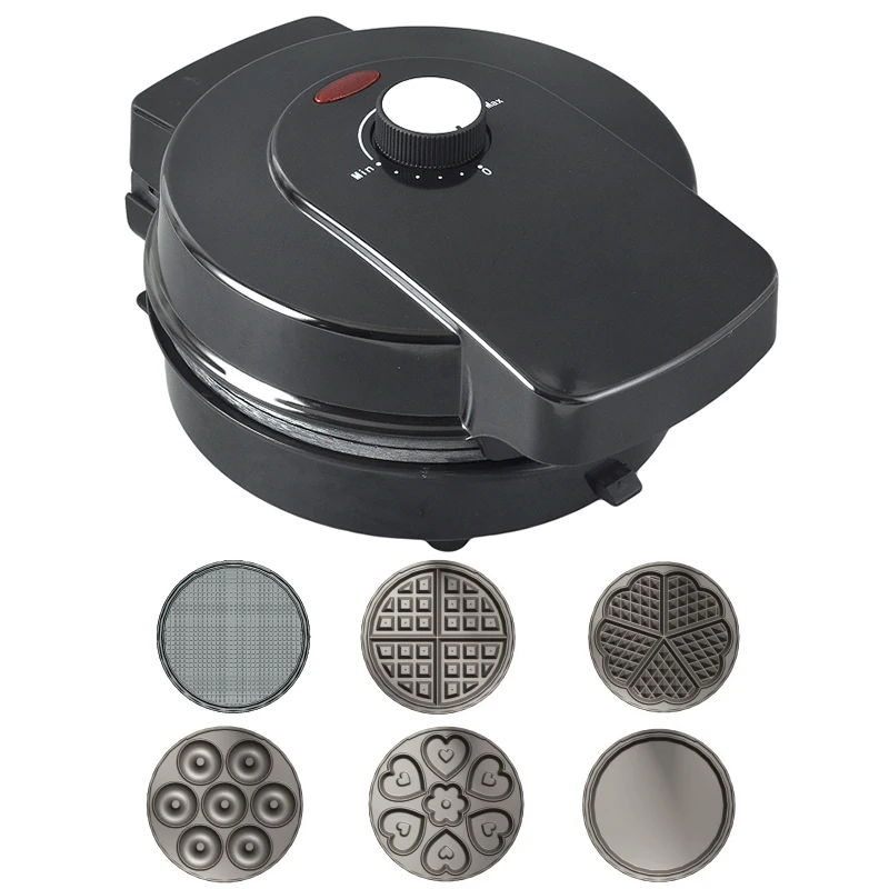 Aifa 1000W 3 4 5 6 7 8 9 in 1 Belgian Waffle Maker Machine with interchangeable plates Breakfast Sandwich Maker Egg Waffle Iron