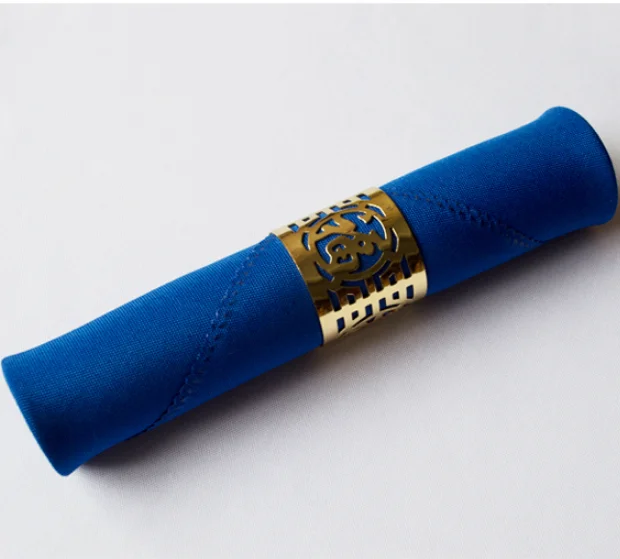 Sky Blue Restaurant Hotel Napkins Polyester Table Napkin Plain Dinner Table Napkins