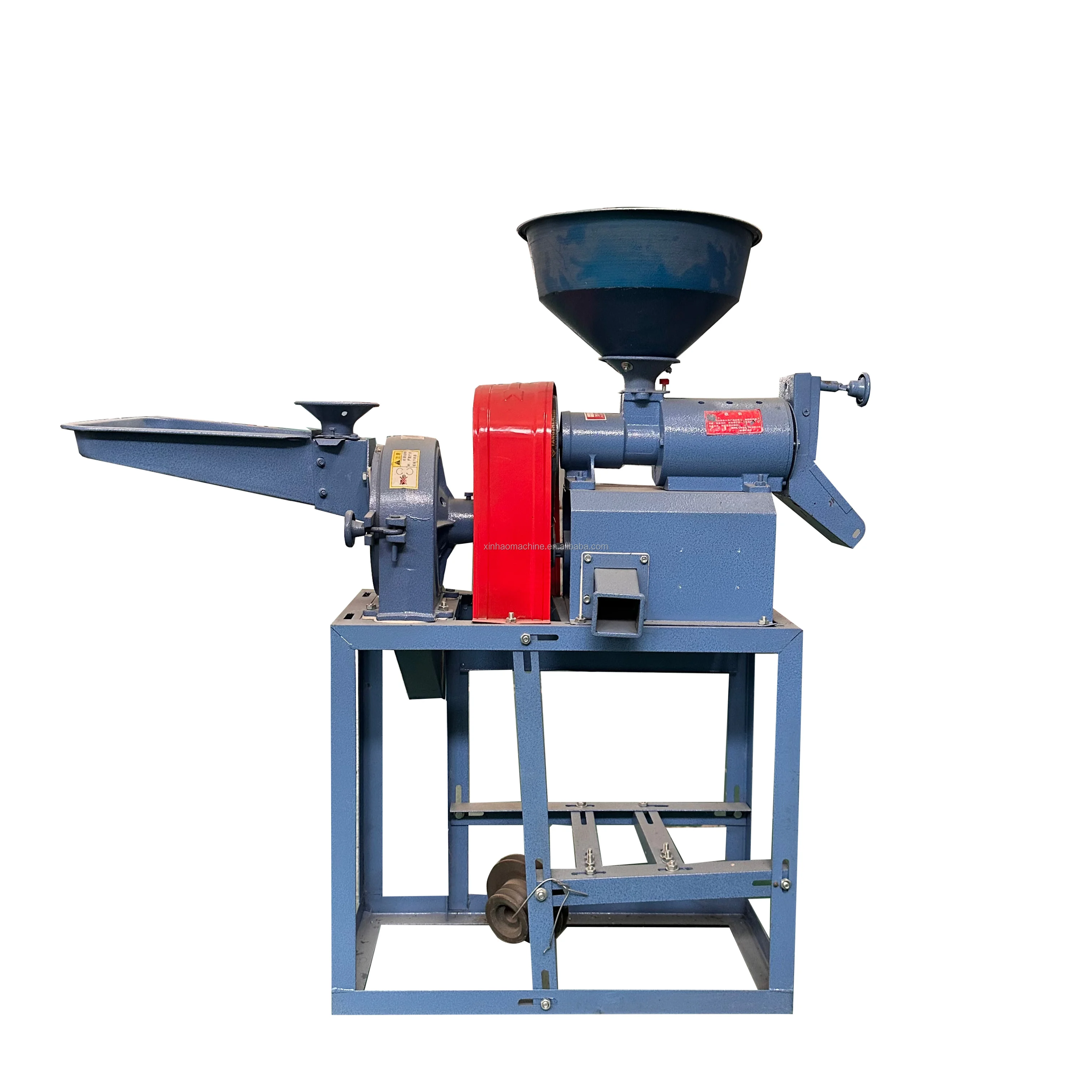 Corn hulling and ballasting machine Small rice rice milling machine Grain stripping machine