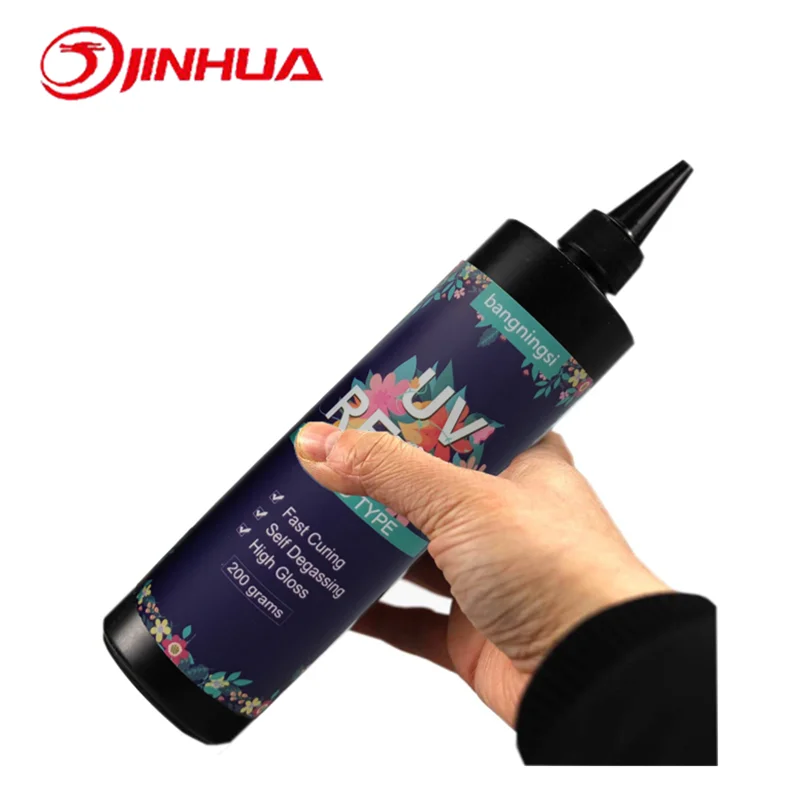 Crystal Clear Free Sample UV Epoxy Resin Kit Youv Uv Led Flower Wire Art Dip Resin For Domed Stickers