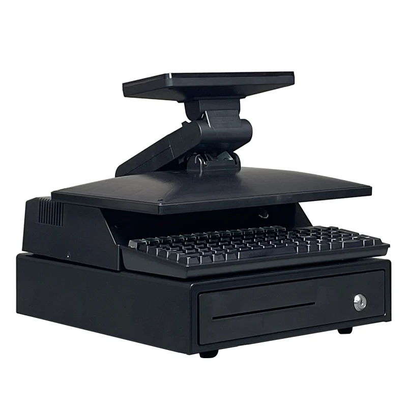 New Restaurant Retail Billing Printer Touch windows Pos cash register all-in-one pos systems digital cash register drawer