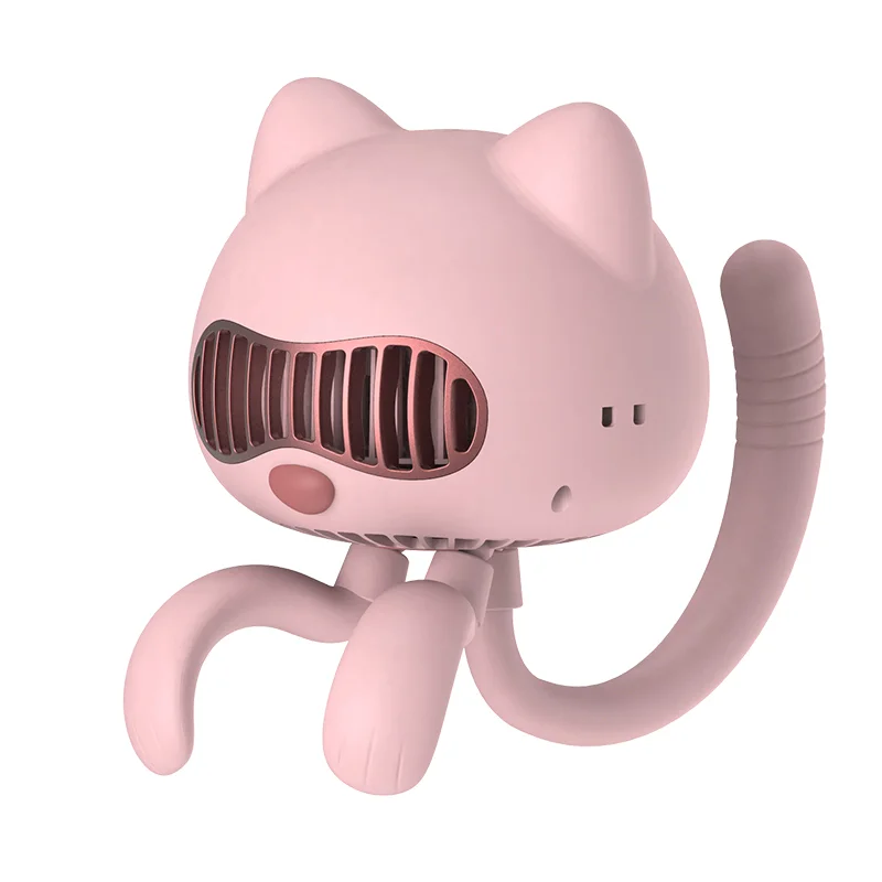 OEM  Factory Price Rechargeable Battery Summer Stroller Fan Cooling Lovely Hello Kitty Cat Style Fan For Child Baby