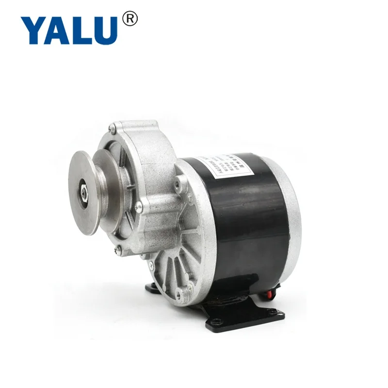 YALU 250W 12V Belt Pulley Type AGV Robot motor driver Engine MY1016Z2 Ebike Electric Scooter Brushed Gear DC Motor